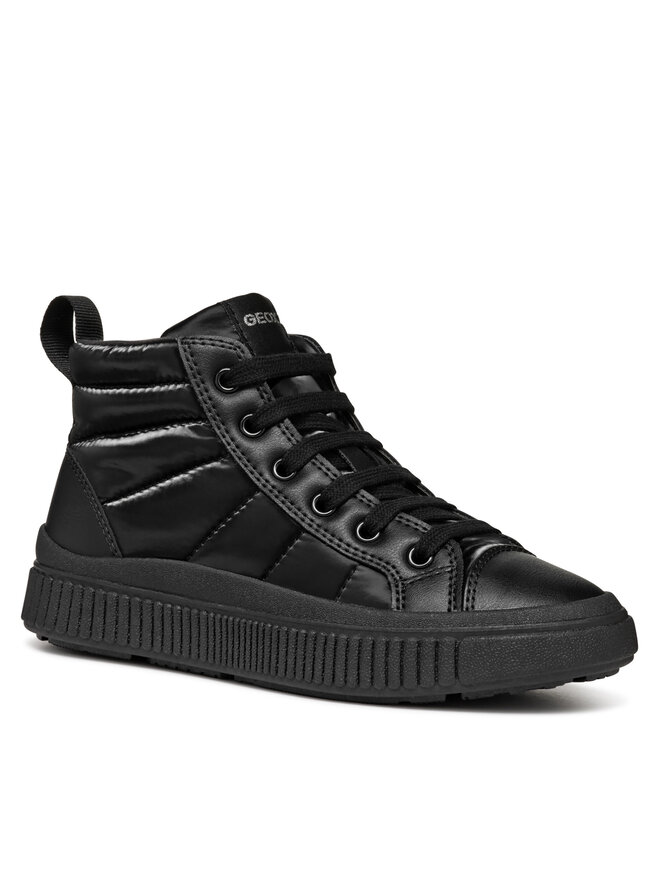 Geox Tenisice Geox J Laquinny Girl J46M3C 0LVBC C9999 M Crna