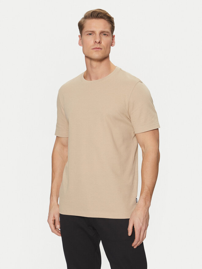 BOSS BOSS Camiseta Tiburt 240 50452680 Beis Regular Fit
