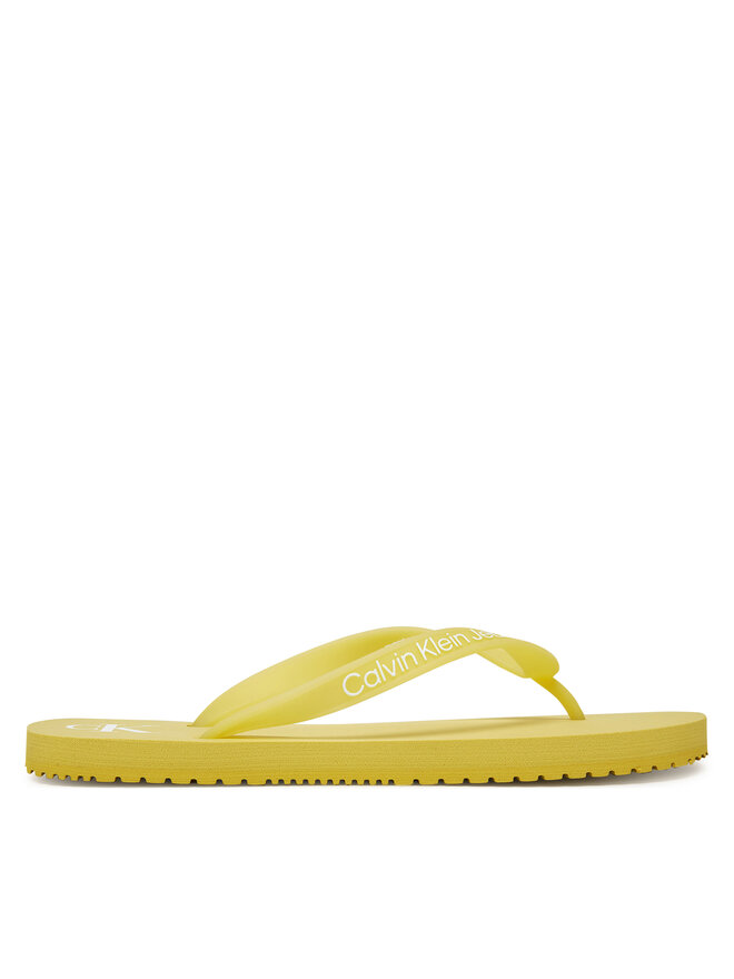 Calvin Klein Jeans Zehentrenner Calvin Klein Jeans Beach Sandal Transparent Tpu YW0YW01829 Gelb
