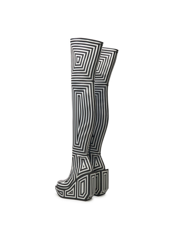 United Nude Overknees United Nude Wa Long Boot Hi 1087851082 Grau