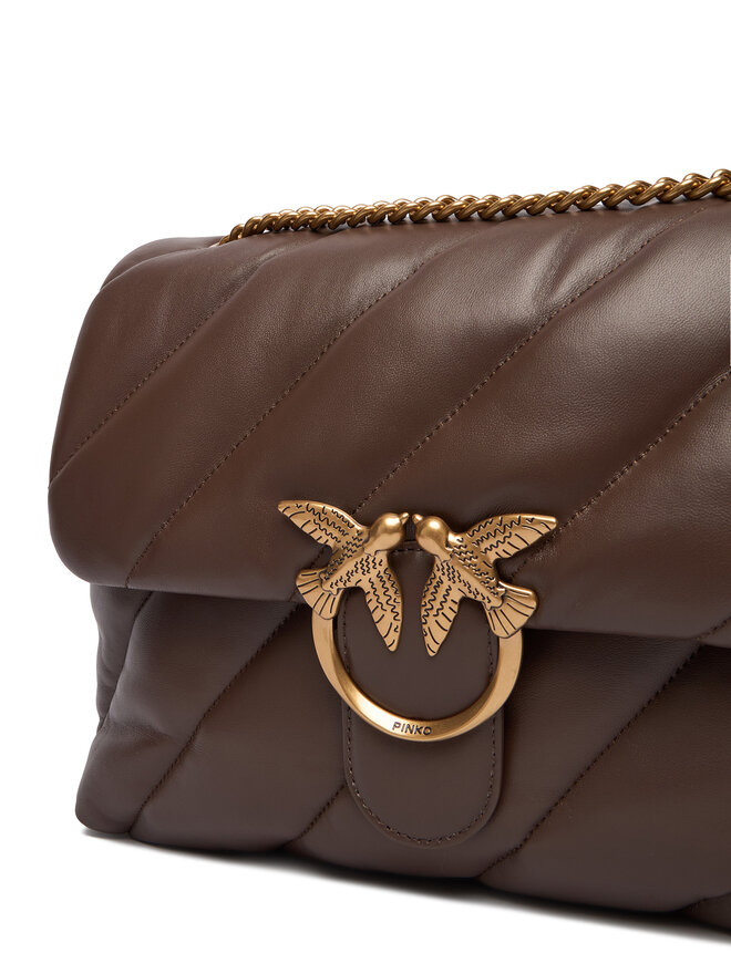 PINKO Rankinė PINKO Love Puff Big Cl AI 25-26 PLTT 100037 A0F2 Ruda