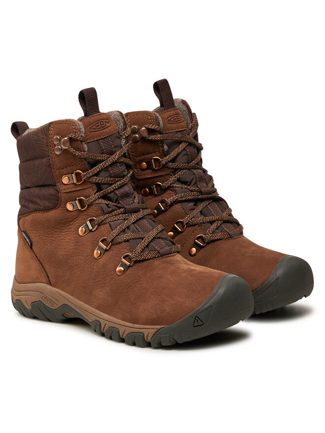 Keen Trekking čevlji Keen Greta Waterproof 1027717 Rjava