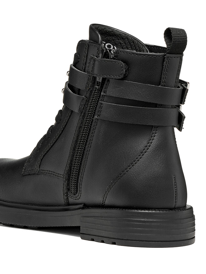 Geox Schnürschuhe Geox J Eclair Girl J669QJ 000BC C9999 M Schwarz