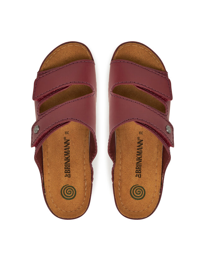 Dr. Brinkmann Klapki Dr. Brinkmann 700617-41 Bordowy