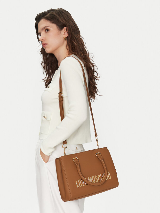 LOVE MOSCHINO Torebka LOVE MOSCHINO JC4022PP1MKD0201 Brązowy