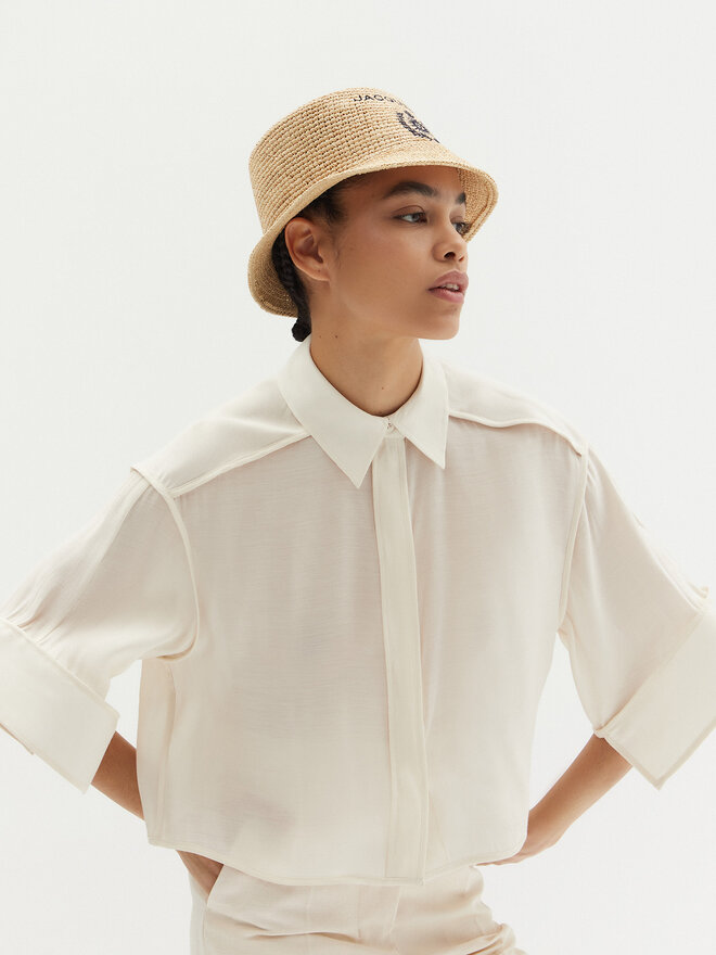 JACQUEMUS Kapelusz JACQUEMUS 25E255AC6785207 Beżowy
