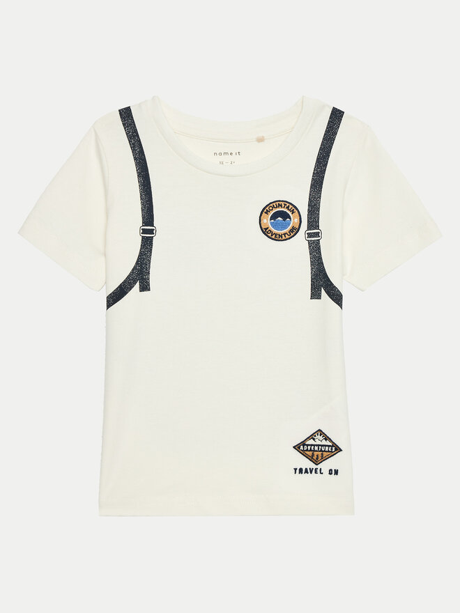 NAME IT NAME IT T-shirt 13232049 Écru Regular Fit