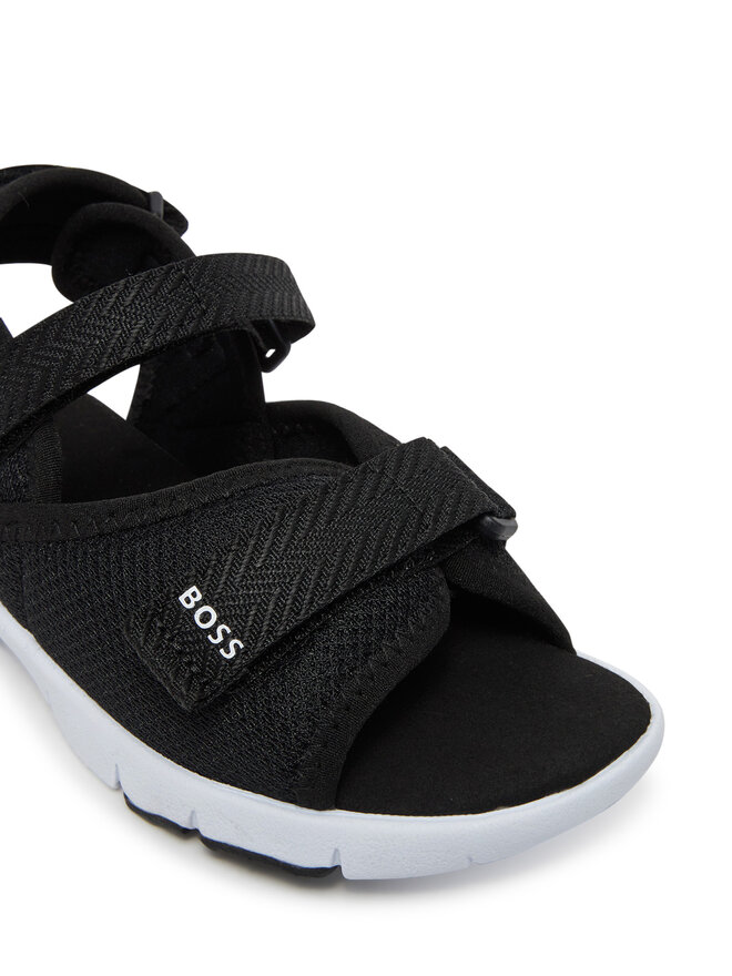 BOSS Сандали BOSS J51654 M Черен