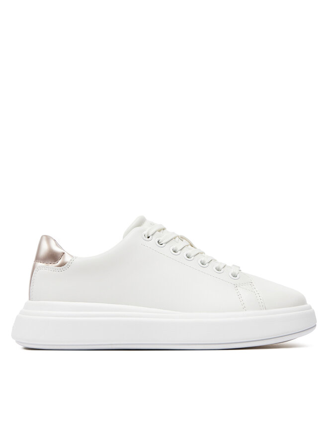 Calvin Klein Sneakers Calvin Klein Cupsole Lace Up Leather HW0HW01987 Weiß