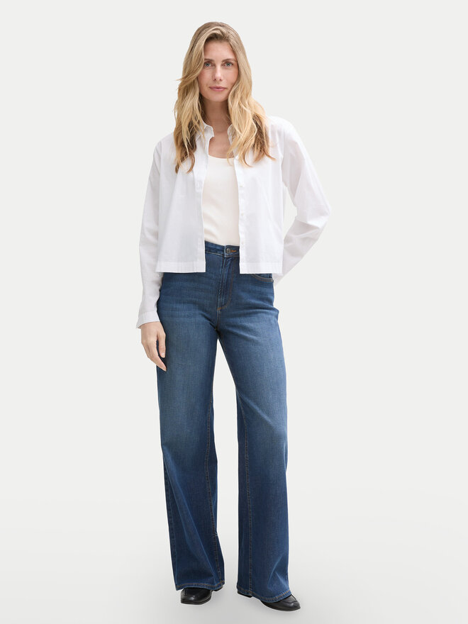 Tom Tailor Tom Tailor Τοπ 1045540 Λευκό Regular Fit