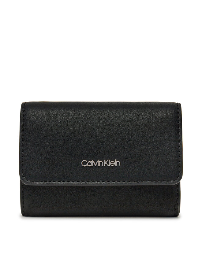 Calvin Klein Dámská peněženka Calvin Klein Ck Must Small Trifold W/Zip LV04F1030G Černá