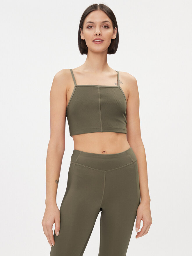 Reebok Reebok Felső Yoga Performance IM4045 Zöld Fitted Fit