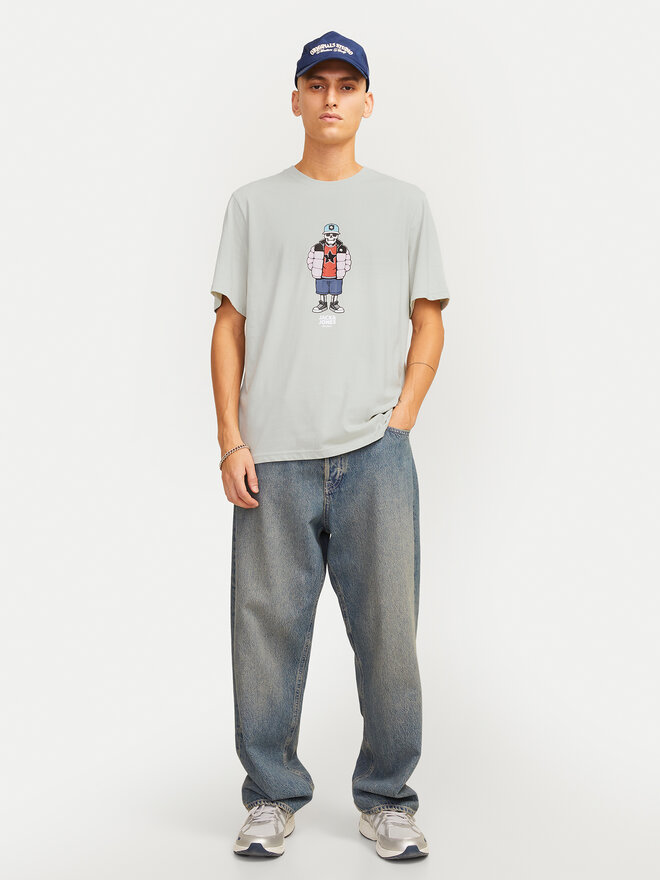 Jack&Jones Jack&Jones Футболка Eight Skull 12264841 Сірий Standard Fit