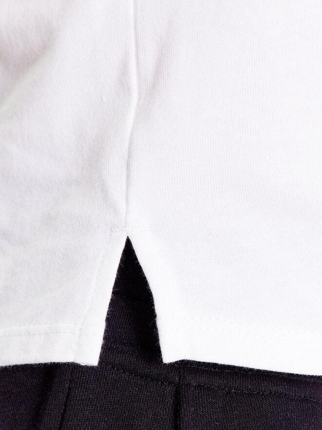 Converse Converse Camiseta Star Chevron Twist 10024546-A02 Blanco Cropped Fit