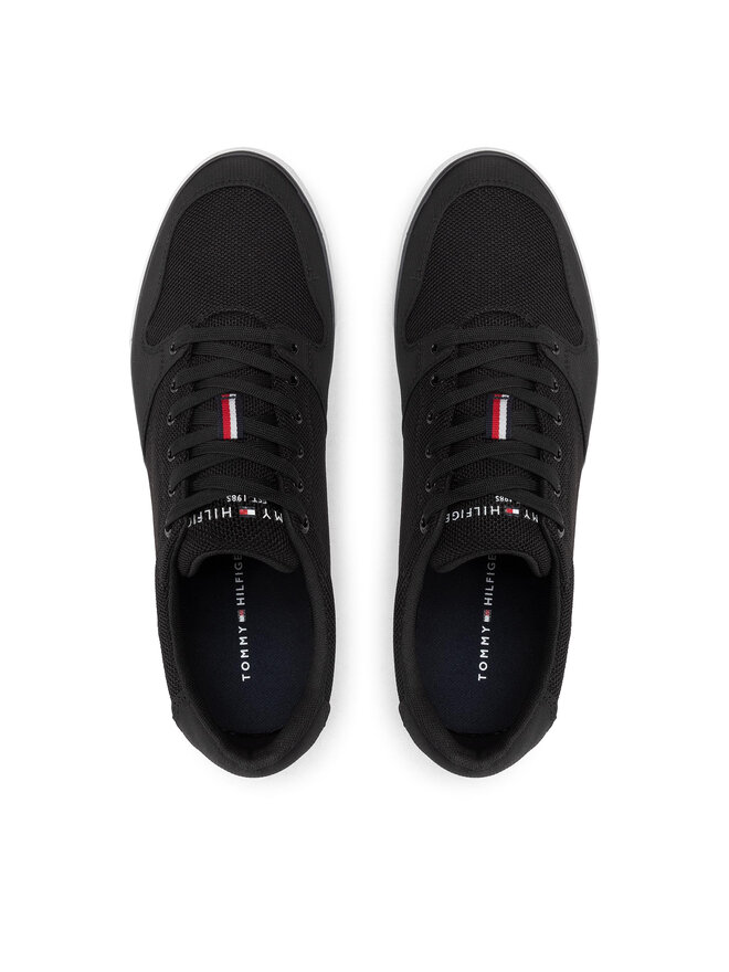 Tommy Hilfiger Sportcipők Tommy Hilfiger Core Mix Mesh Vulc FM0FM04035 Fekete