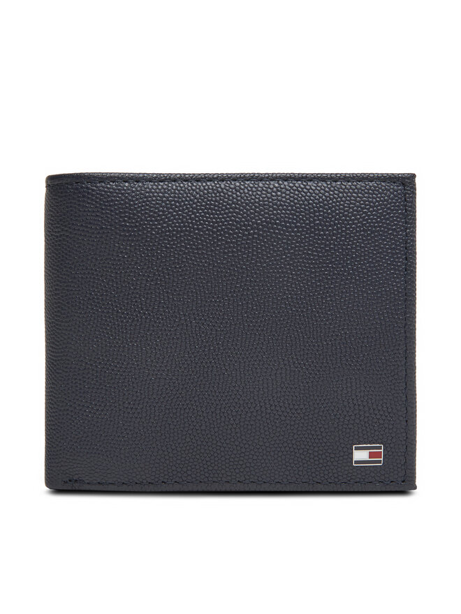 Tommy Hilfiger Veľká pánska peňaženka Tommy Hilfiger Th Flag Cc Flap And Coin AM0AM13520 Tmavomodrá