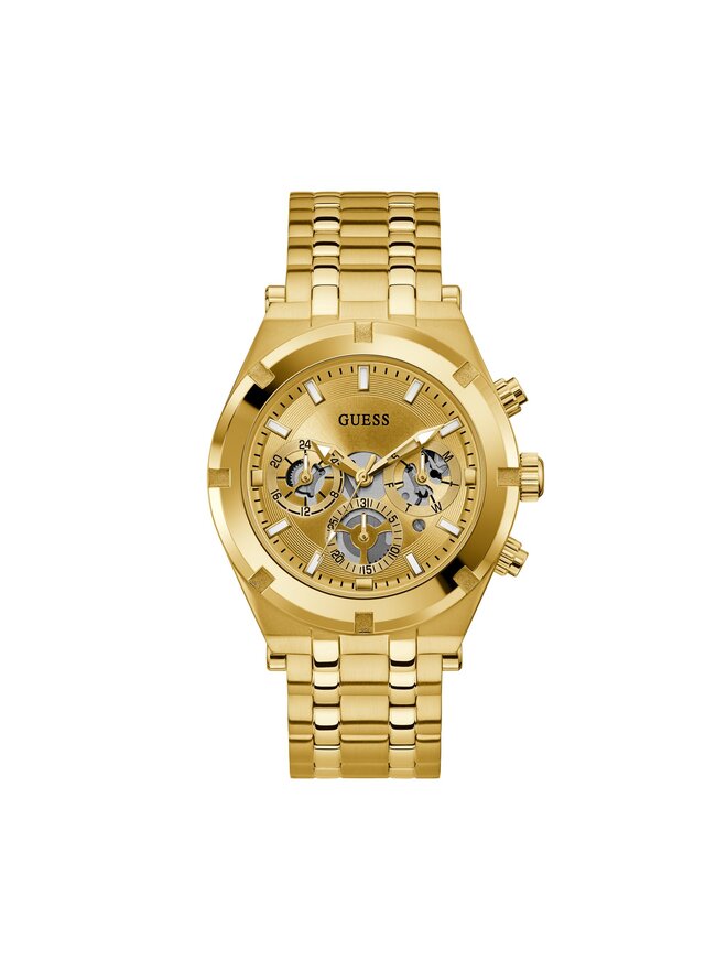 Guess Zegarek Guess Continental GW0260G4 Złoty