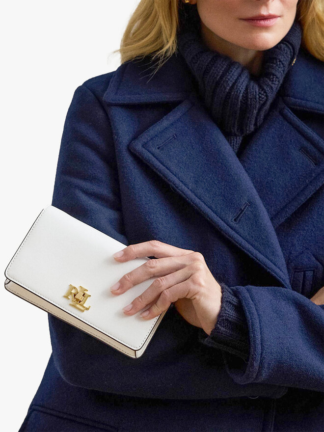 LAUREN RALPH LAUREN Torebka LAUREN RALPH LAUREN Turn-Lock 432915377014 Biały
