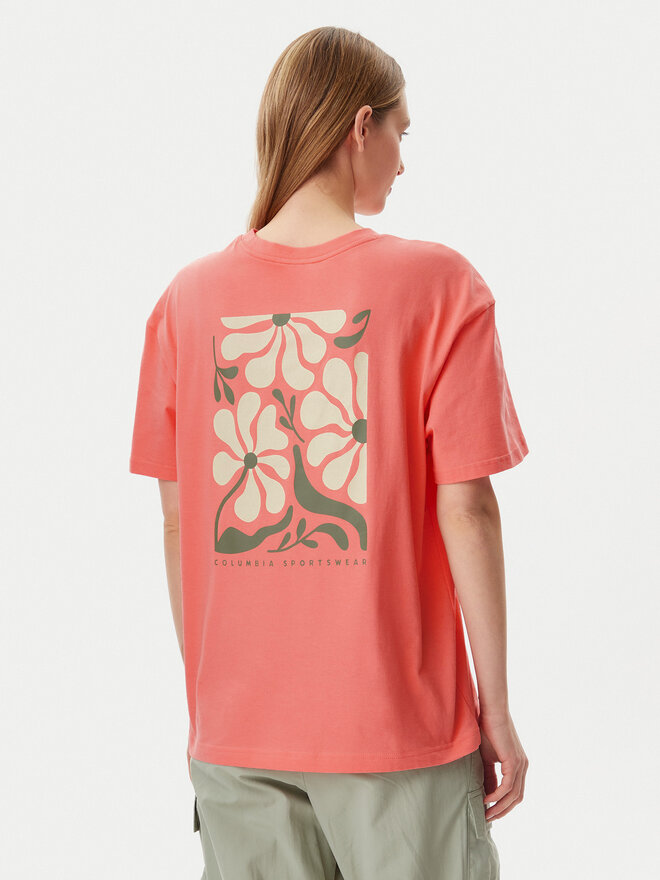 Columbia Columbia T-Shirt Rolling Bend™ Graphic 2120031 Rosa Oversize