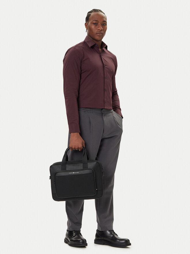 Tommy Hilfiger Bolso Para portátil Tommy Hilfiger Th Foundation Computer Bag AM0AM13626 Negro