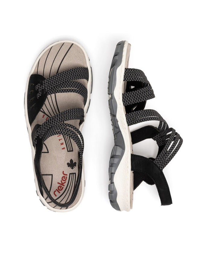 Rieker Sandalias Rieker 68882-00 Negro