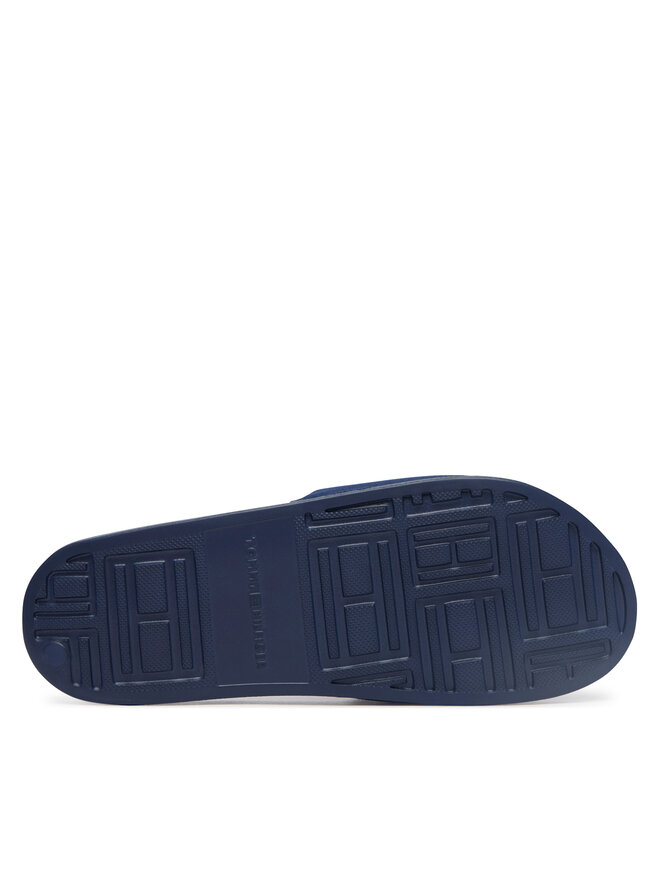 Tommy Hilfiger Pantoletten Tommy Hilfiger Th Script Pool Slide FW0FW09286 Blau