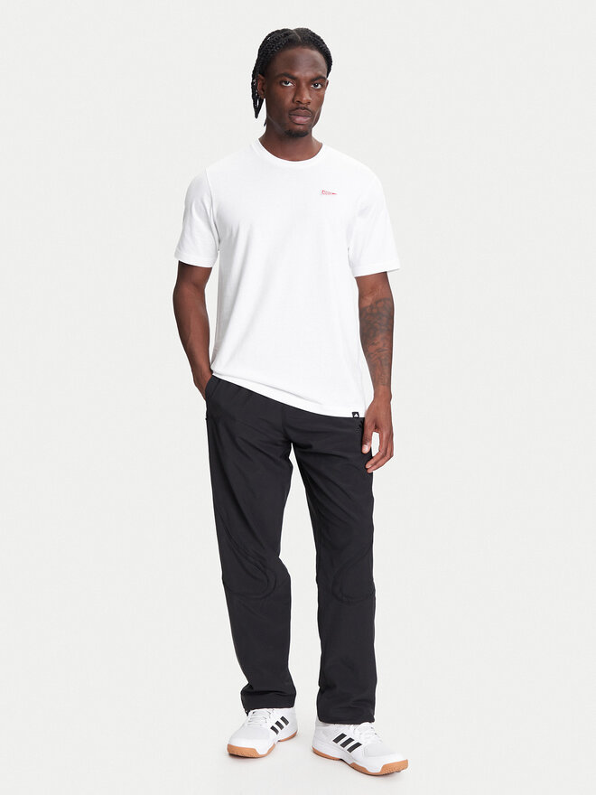 adidas adidas Marškinėliai Pennant Trim Graphic JL9226 Balta Regular Fit