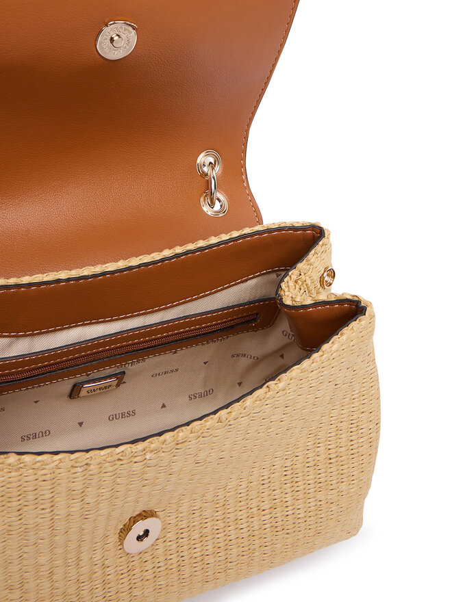 Guess Handtasche Guess Maggie Straw HWWG97 53190 Beige
