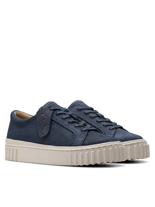 Clarks Sneakersy Clarks Mayhill Walk 26181210 Tmavomodrá