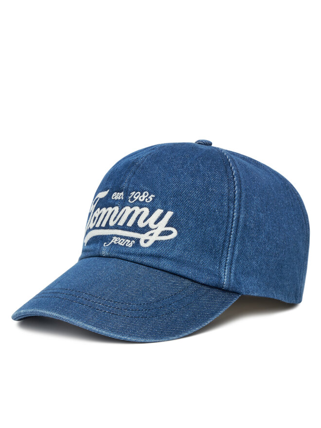 Tommy Jeans Καπέλο Jockey Tommy Jeans Archive Script AM0AM13565 Μπλε