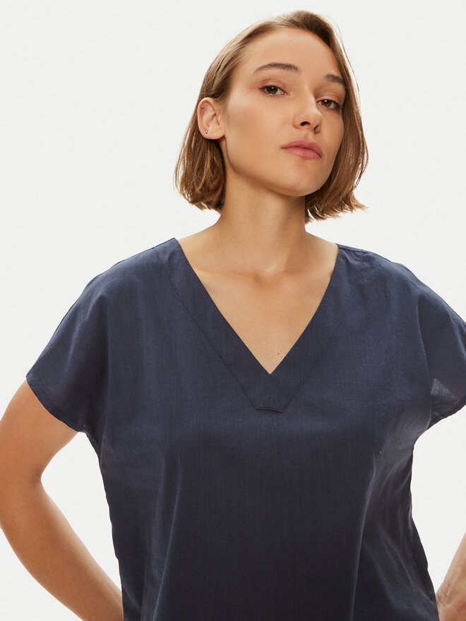 Mustang Mustang Camiseta Elsberry 1015086 Azul marino Relaxed Fit