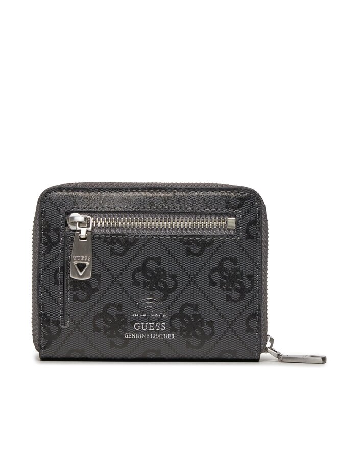Guess Гаманець Guess Vezzola Leather Slg SMVELE LEA86 Чорний