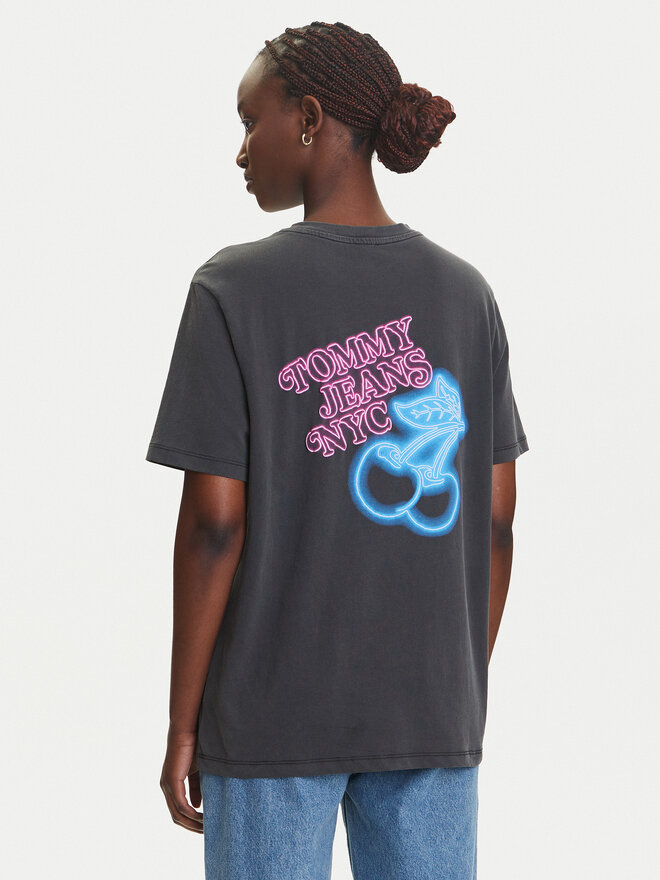 Tommy Jeans Tommy Jeans T-Shirt Neon DW0DW21358 Γκρι Relaxed Fit