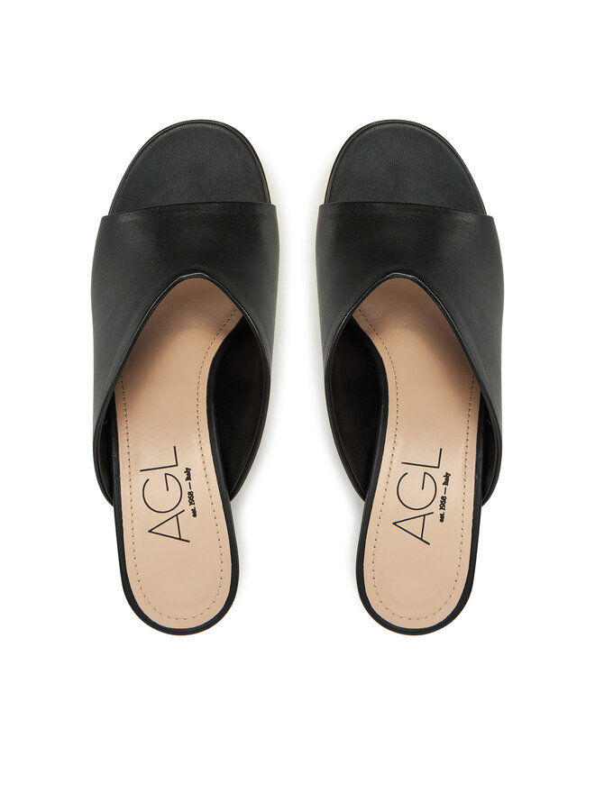 AGL Şlapi AGL Dorica M Mule D684006PCKB1411013 Negru