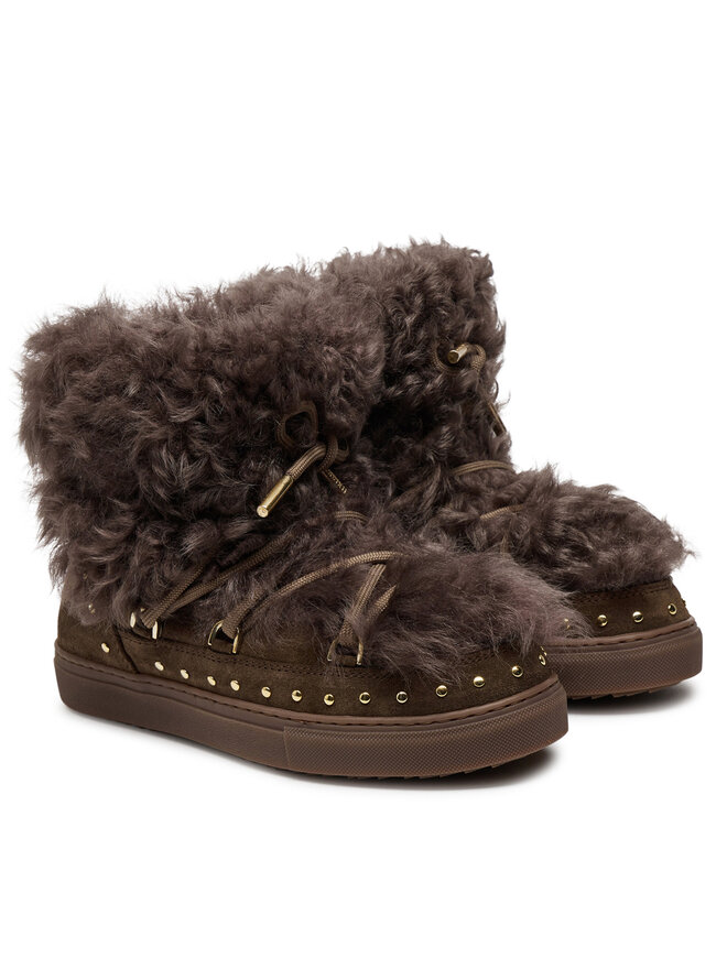 Inuikii Schneeschuhe Inuikii Long Curly 75202-051 Grau