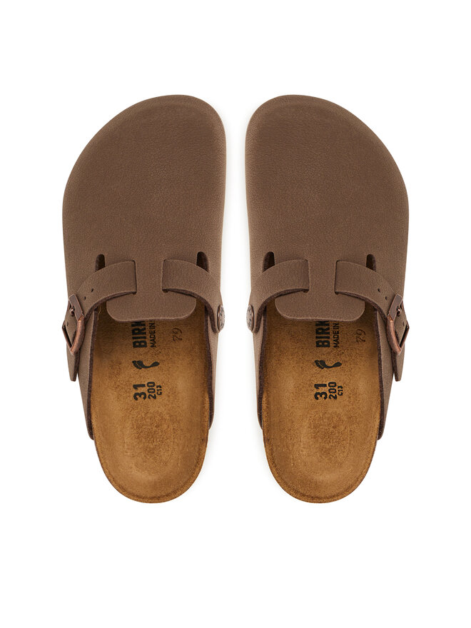 Birkenstock Natikači Birkenstock Boston Kids 1030809 S Rjava