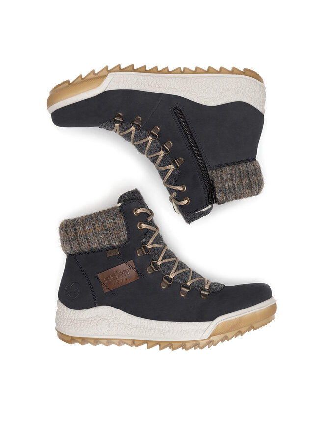Rieker Botine Rieker Y4730-14 Albastru