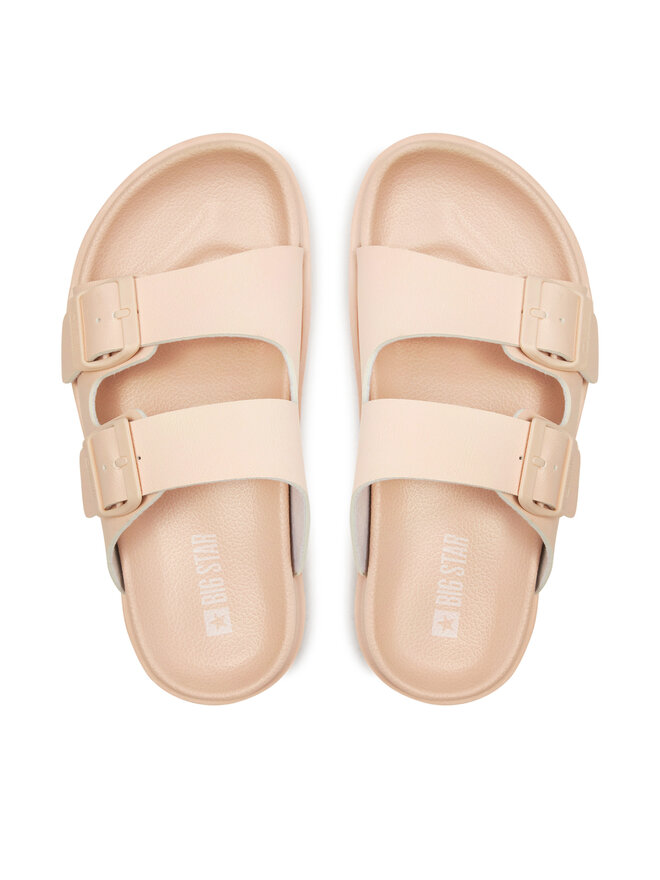 Big Star Shoes Klapki Big Star Shoes NN274A753 Różowy