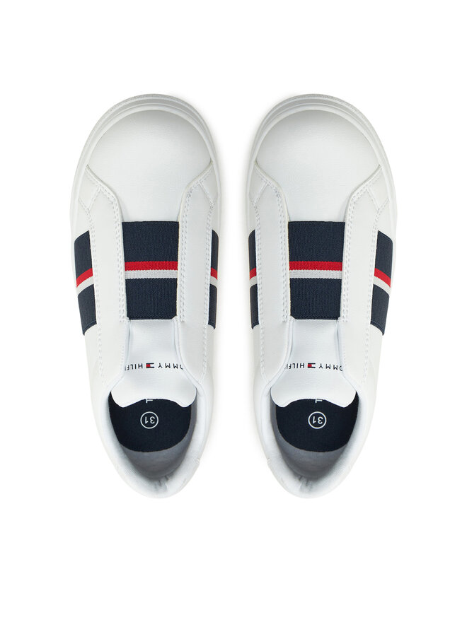 Tommy Hilfiger Сникърси Tommy Hilfiger Low Cut Sneaker T3X9-33858-1355 M Бял