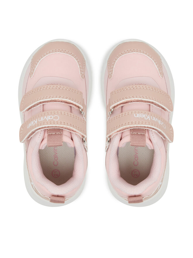 Calvin Klein Сникърси Calvin Klein Low Cut Velcro Sneaker V1A9-83102-1845 M Розов