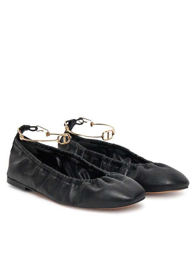TWINSET Балеринки TWINSET 251TCP150 Черен