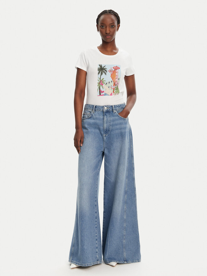 Liu Jo Liu Jo Футболка WA5239 JS923 M9565 Білий Regular Fit