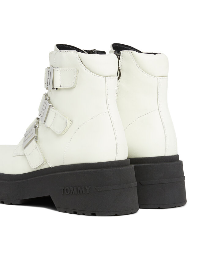 Tommy Jeans Ботильйони Tommy Jeans Tjw Chunky Boot Hardware EN0EN02443 Écru