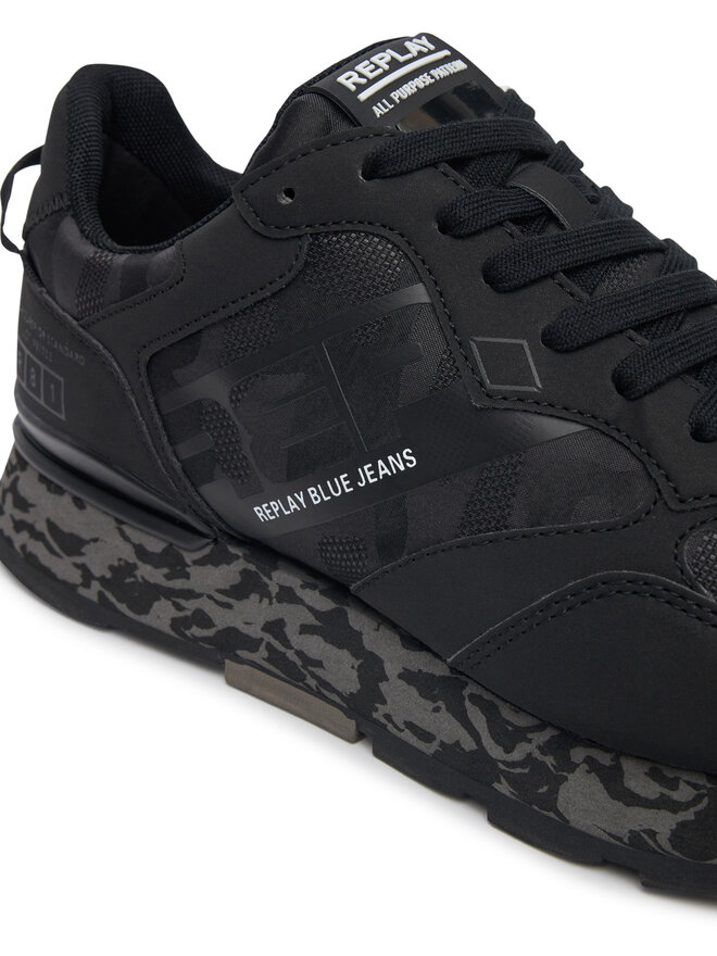 REPLAY Sneakersy REPLAY GMS68 .000.C0096T Černá