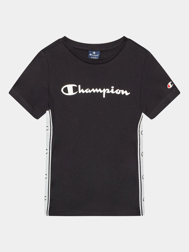 Champion Champion Marškinėliai 306329 Juoda Regular Fit