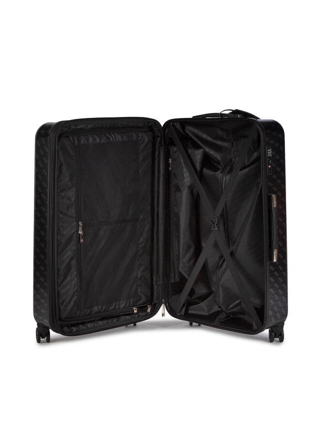 Guess Nagy bőrönd Guess Jesco Travel TWH838 99880 Fekete