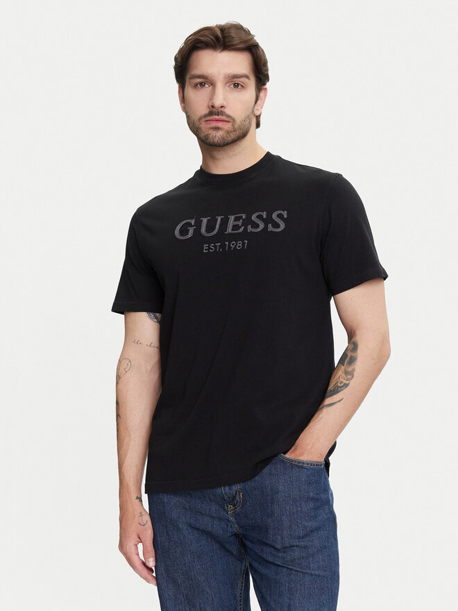 Guess Guess T-Shirt M5YI17 I3Z14 Schwarz Regular Fit
