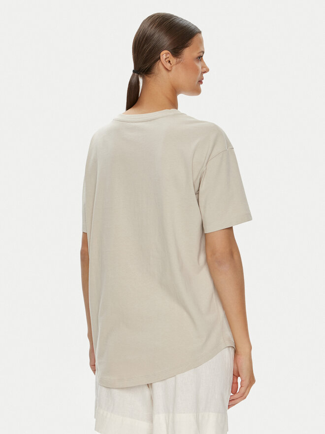 Gap Gap Marškinėliai 627139-03 Écru Loose Fit