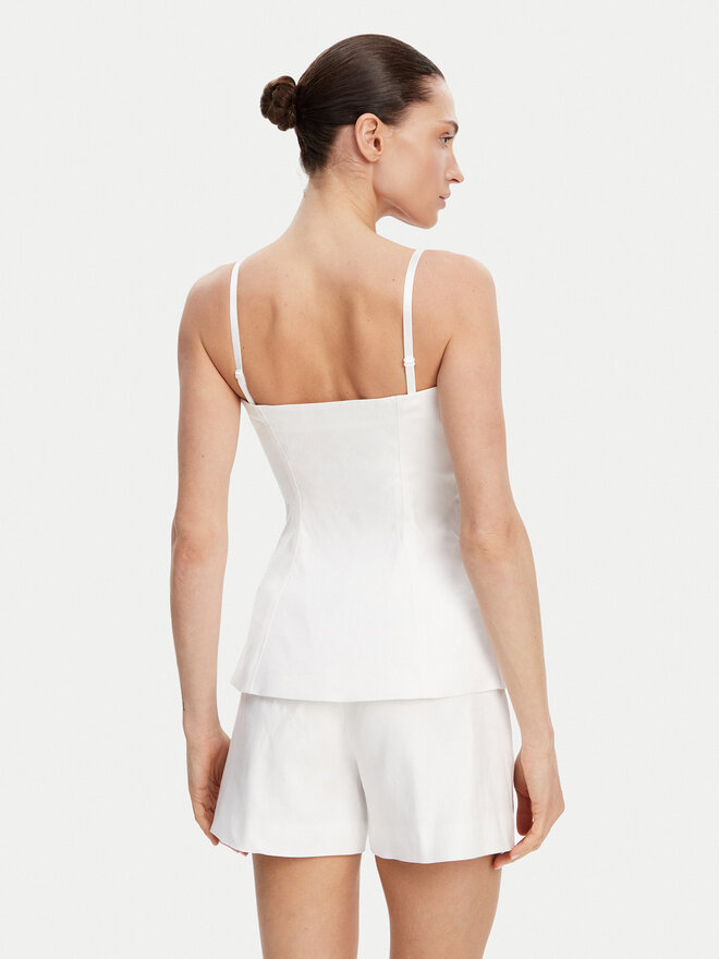 Guess Guess Top W5GH0L WH5L2 Blanco Regular Fit