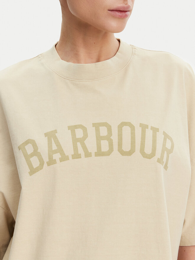 Barbour Barbour Marškinėliai Katie Relaxed LTS0664CR31 Smėlio Relaxed Fit